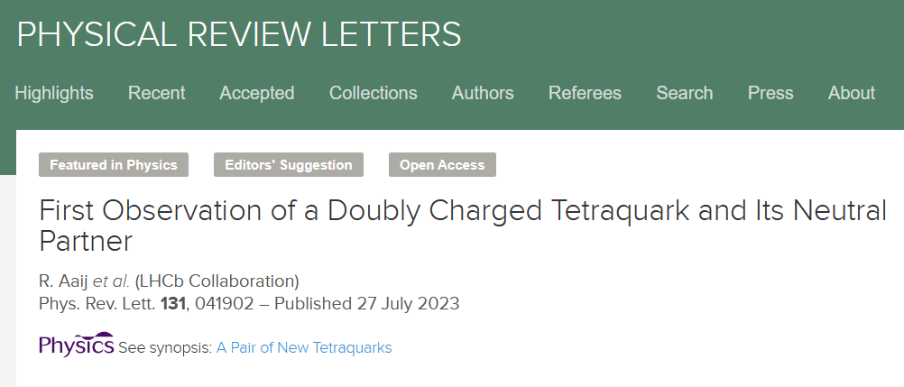 The Large Hadron Collider finds a new pair of tetraquark states!