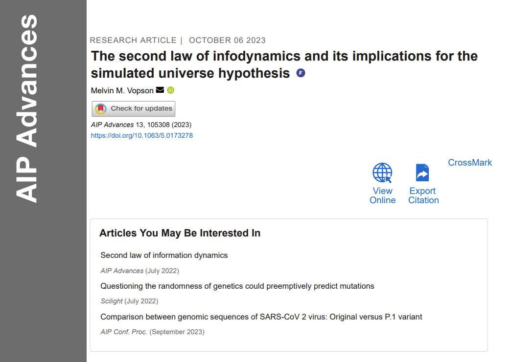 Are we living in a computer simulation?